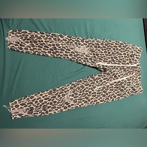 Leopard print pants